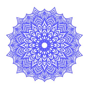 Blue Color Mandala PNG Vector PSD And Clipart With Transparent