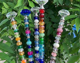 Beaded Fairy Garden Stake Garden Decor Garden Gift Mothers Day Gift