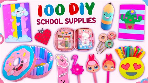 100 Diy School Supplies Ideas Back To School Hacks And Crafts Diy