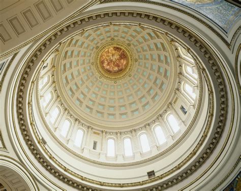 Inside Wisconsins Capitol Dome Madison Wisconsin Library Of Congress