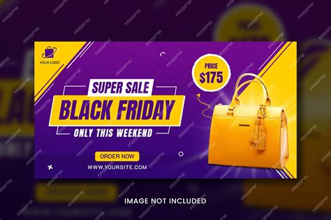 Premium Psd Black Friday Sale Banner