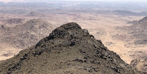 Mount Sinais Distinct Blackened Peak Jabal Maqla