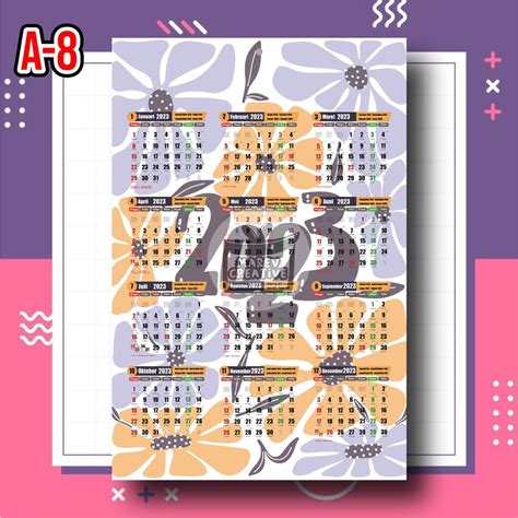 Jual Kalender Rewrite Reclean Kalender Kalender Kalender