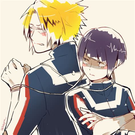 Kaminari Denki And Jirou Kyouka My Hero Academia My Hero Academia