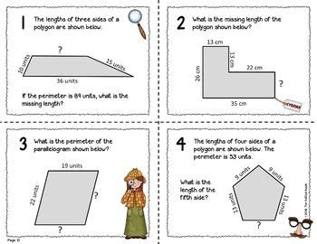 Perimeter Of Polygons With Missing Lengths B Guided Math