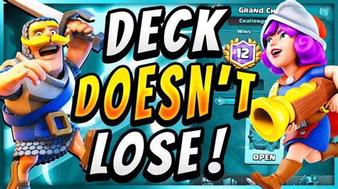 All Pros Are Playing This Best 12 Win Deck Doesn T Lose — Clash Royale Youtube