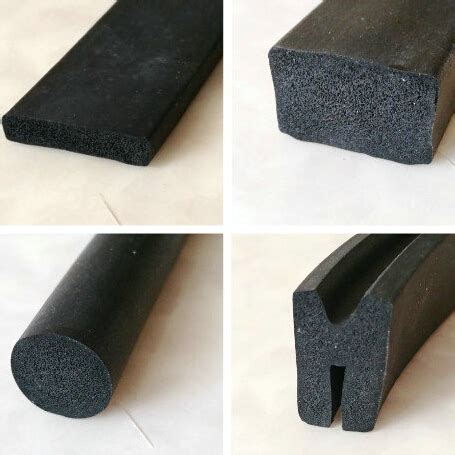 Epdm Square Rubber Flat Seal Strip Rubber Foam Seal Strip Epdm Sponge