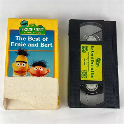 MY SESAME STREET Home Video Tape The Best Of Ernie And Bert VHS 1988