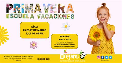 Fiestas De Primavera Archivos Escuela Infantil Puente Tocinos ORIGAMI