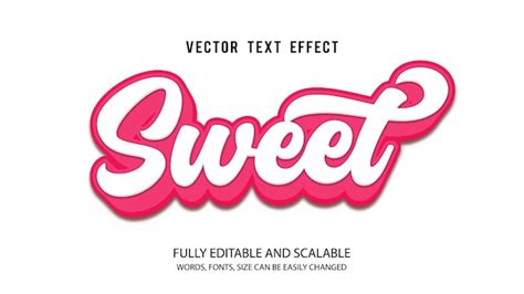 Premium Vector Editable 3d Text Effect Style Template