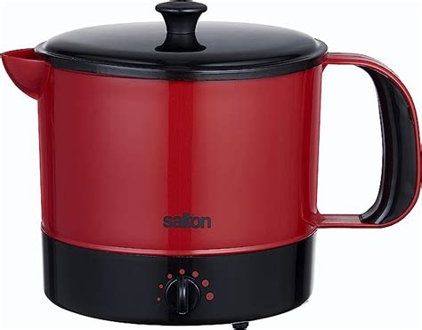 Salton Personal Multipot Multicooker Non Stick For Easy Clean Up Electric Hot Pot With