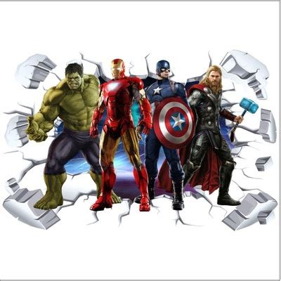 Naklejki ścienne ścianę Avengers Hulk Thor 8129726016 oficjalne