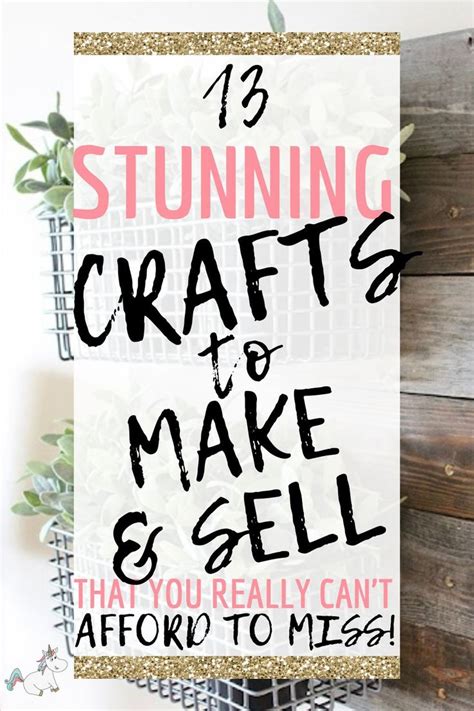 13 Easy Crafts To Make And Sell For Extra Money In 2021 Easy Crafts