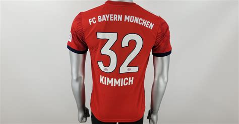 Om Fcb Star Joshua Kimmichs Signiertes Bayern Trikot