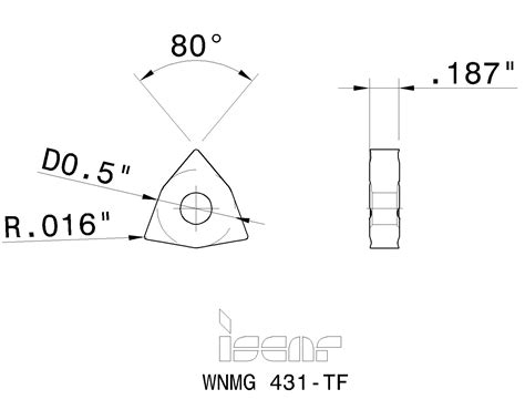 ISCAR Cutting Tools Metal Working Tools WNMG TF 5507869 WNMG 431 TF