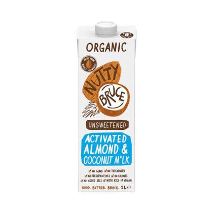 Nutty Bruce Unsweetened Activated Almond Coconut M Lk Organic The