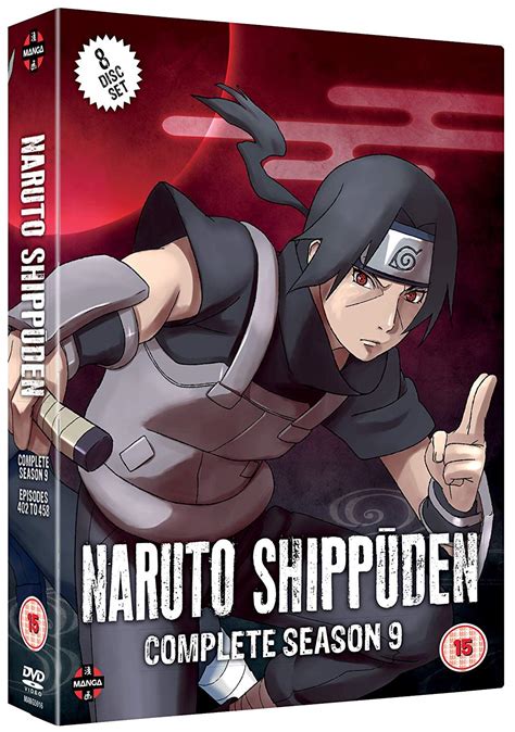 Naruto Shippuden Complete Series 9 Box Set Episodes 402 458 DVD