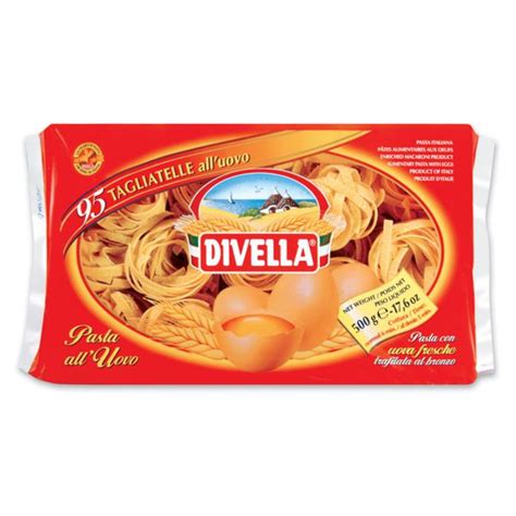 TAGLIATELLE AL HUEVO DIVELLA 250g Cartel Gourmet