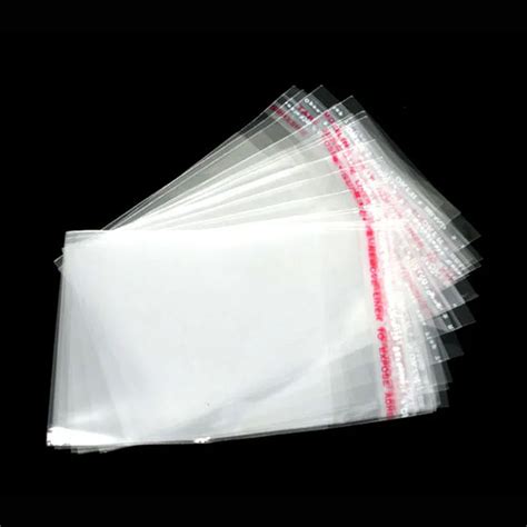 Buy 8seasons 200 Clear Self Adhesive Seal Plastic Bags