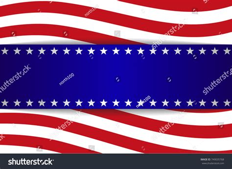 Red White And Blue Banner