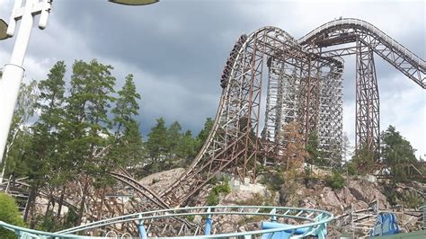 Wildfire Kolmården Djurpark Back Row Onride 4k Uhd Youtube