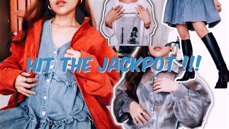 Hit The Jackpot In The Thrift Store Try On Thrift Haul YouTube