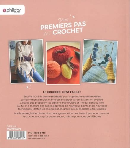 Mes premiers pas au crochet 12 leçons 31 Phildar Livres