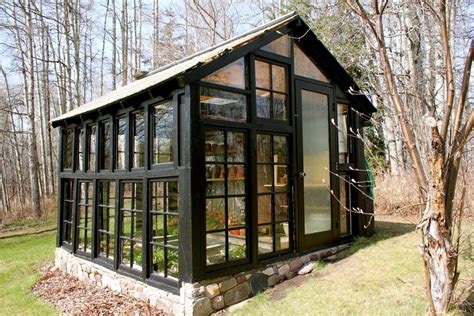 Greenhouse Made From Old Windows Cabinorganic