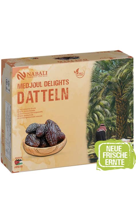 Nabali Fairkost Medjool Medjoul Datteln Delight Premium Qualit T I