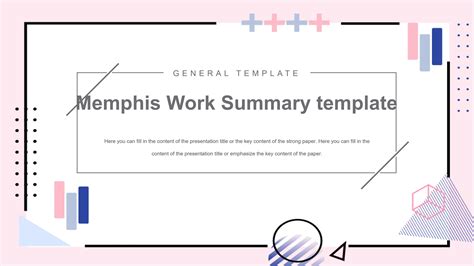 Ppt Of Memphis Work Summary Pptx Wps Free Templates