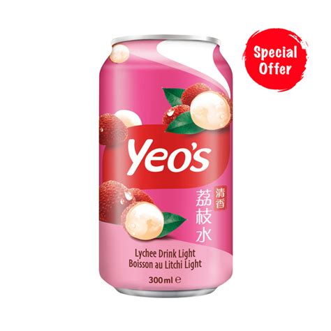 Yeos Lychee Drink Tin 300ml — Tradewinds Oriental Shop