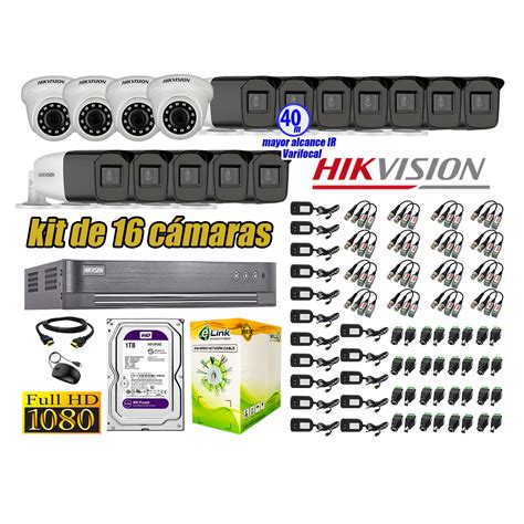 Ripley Kit C Mara Seguridad Hikvision Ri E Kt Fh Full