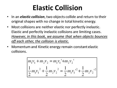 What Is The Equation For Conservation Of Energy A Perfectly Elastic ...