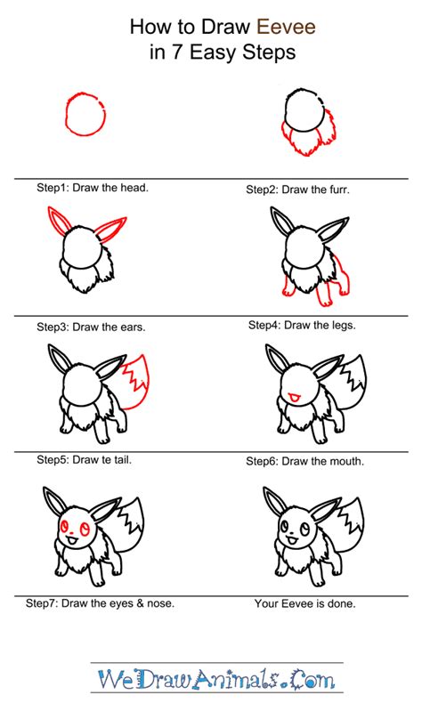 How To Draw Eevee Pokemon