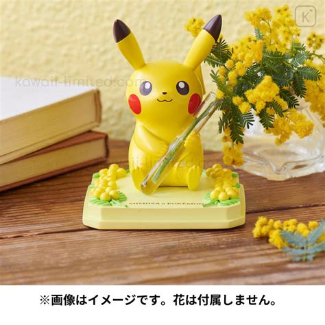 Japan Pokemon Single Flower Vase Figure Pikachu Mimosa Kawaii Limited