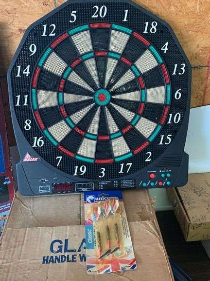 Dart Board Set - United Edge Real Estate & Auction