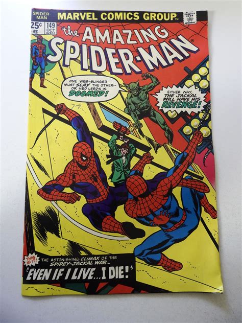 The Amazing Spider Man Vg Condition Moisture Stains Comic