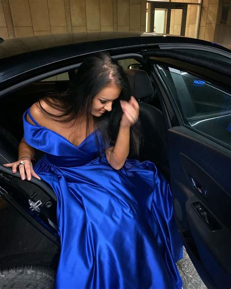 Psy757off The Shoulder Royal Blue Satin Long Prom Dress Side Slit Evening Dresses On Storenvy