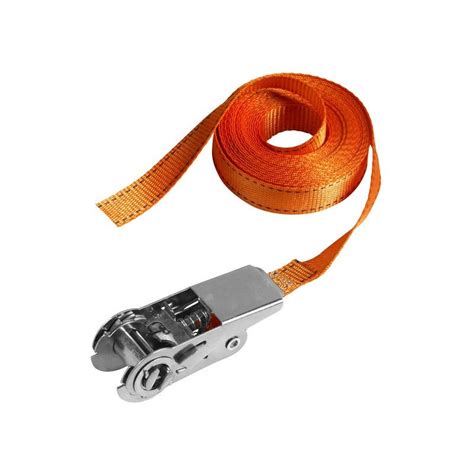 Master Lock 3209Eurdat Sangle à Cliquet Orange 5M X 25Mm Sangle Sanifer