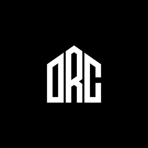 ORC Letter Logo Design On BLACK Background ORC Creative Initials