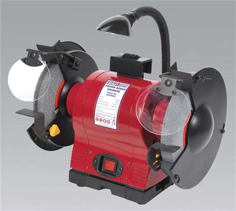 Sealey Bg200wl Bench Grinder 200mm With Work Light 550w230v Ccw Tools