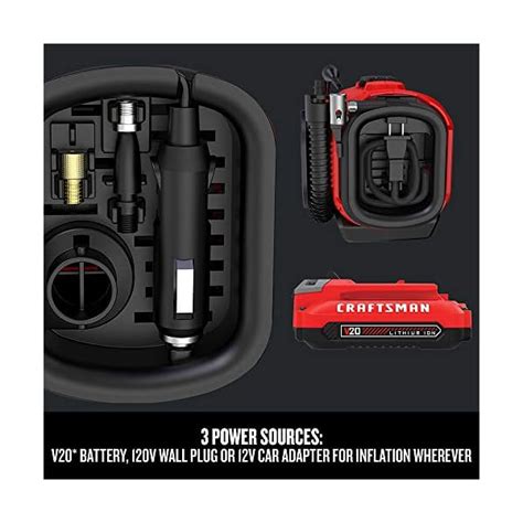 Craftsman V20 Inflator Tiregrades