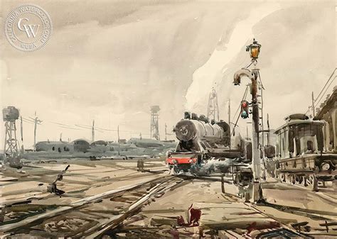 Train Watercolor Paintings at PaintingValley.com | Explore collection ...