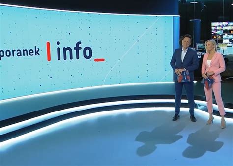 TVP Info nowe studio logo Dzień w godzinę serwis informacyjny