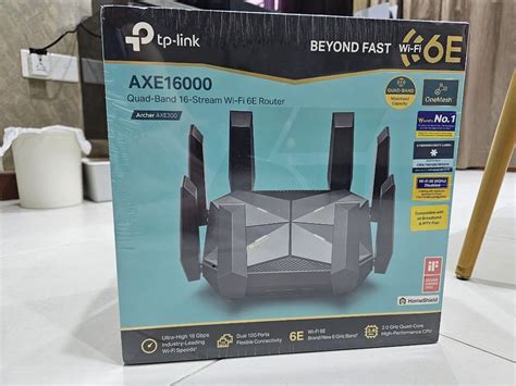 Bnib Tp Link Archer Wifi E Axe Axe Quad Band Stream Wi Fi