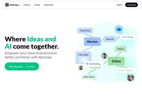 Ideamap Ai Visual Brainstorming Tool Ai Tools Directory