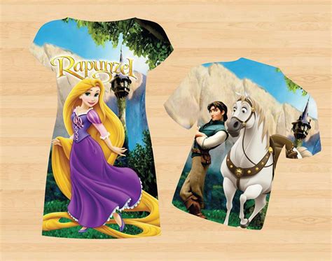 Kit Pai Mãe e Filha Rapunzel 3 peças Elo7 Produtos Especiais