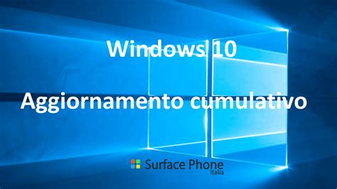 Windows Gli Aggiornamenti Cumulativi Riprenderanno Il Marzo