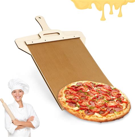 Amazon Sliding Pizza Peel Pizza Paddle Spatula With Wooden Handle