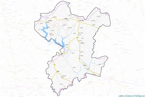 printable boulgou maps  border masking cropping